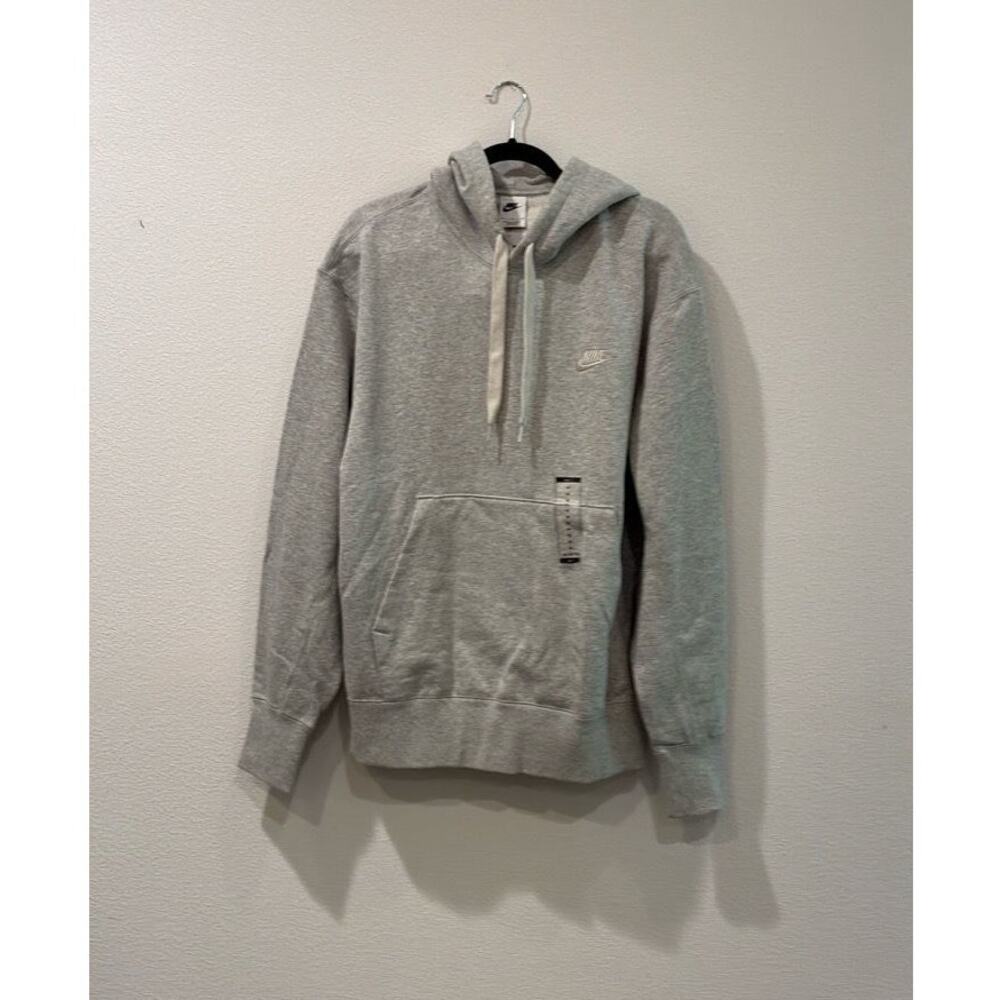 Nike Men’s MEDIUM Sportswear Club Fleece Pullover Hoodie, Gray